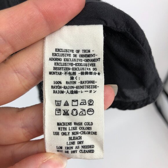 Free People Thought I Was Dreaming Black And Blue Floral Mini Dress XS - Picture 8 of 16